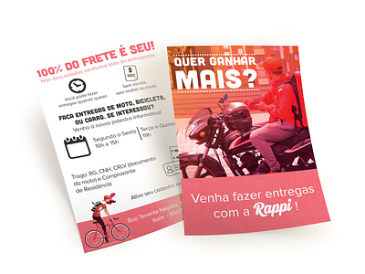 Delivery Rappi branding design flyer design rappi