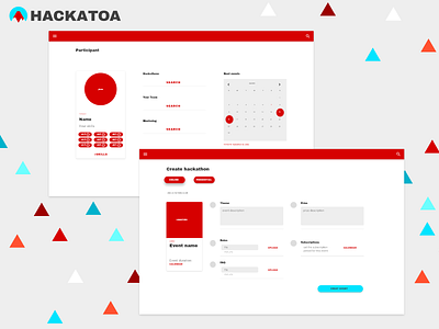 ░Hackatoa adobe xd hackathon ui web