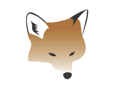 Foxy app branding design flat icon illustration logo