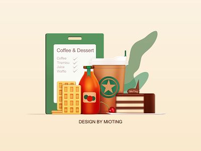 my farorite food app cafe coffee design food illustration mioting ui