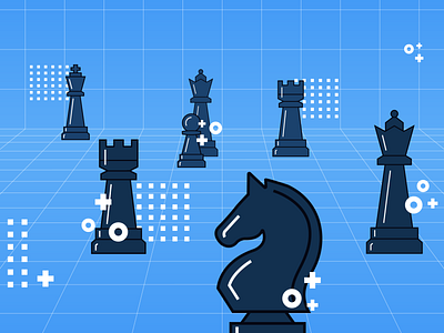 Game On blog blog post blue branding chess chess piece design games graphic illistrator illustration photoshop strategy website