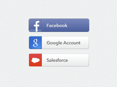 Login (again) account facebook google login oauth openid salesforce social