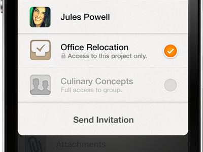 You're invited again. assignee email follower guest invitation ios person productivity security share task temporary