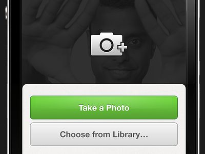 What do you look like? avatar camera face ios library metal mobile photo photos picture profile sheet upload