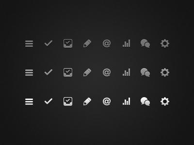 Sidebar Icons