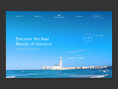 Morocco King Tour destination tour travel web design