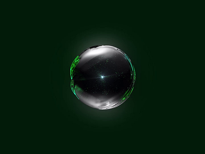 Stars in glass ball 3d ae after effect animation c4d