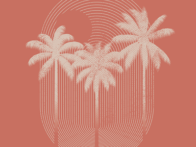 Oval Palm Trees