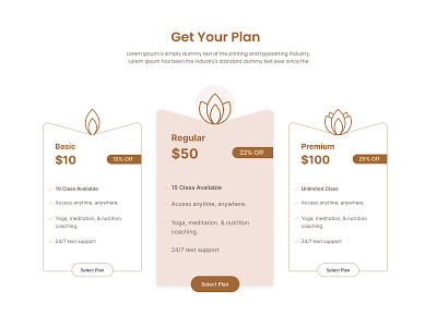 Pricing Table Design