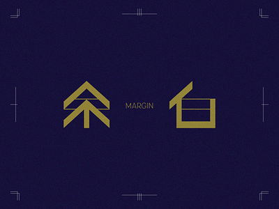 Margin design logo typography