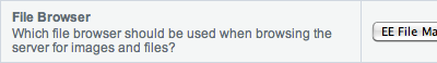 File Browser setting expressionengine pixelandtonic wygwam