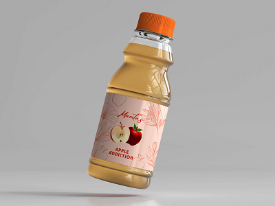 Mamta's Apple Delight apple branding design drink fresh graphic design healthy illustration india juice logo organic typography vector