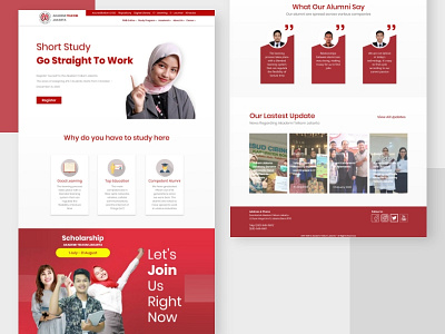 Redesign Akademi Telkom Jakarta  Website