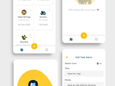 #Exploration - Task Manager App app clean clean ui design minimalistic mobile schedule task task manager ui