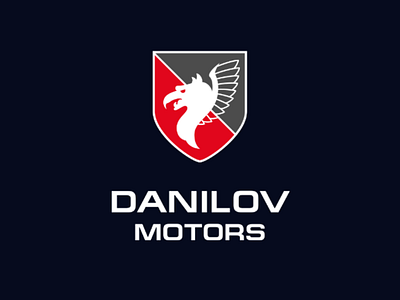 Danilov motors heraldry logo logotype