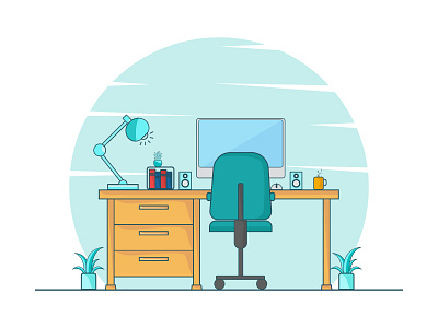 Flat illustration by ARIF M. on Dribbble