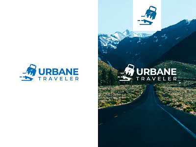 Urbane Traveler logo design | Traveling logo design