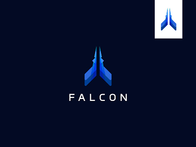 FALCON abstract air craft logo best logo designer falcon falcon logo fighter plane logo game gaming logo logomark mark modern modern logo plane logo symbol