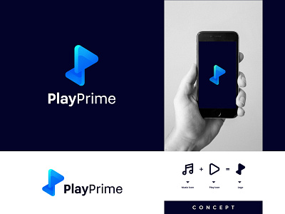 PlayPrime logo concept | Moden logo design | play logo