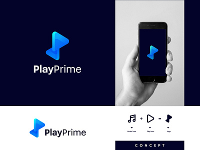 PlayPrime logo concept | Moden logo design |