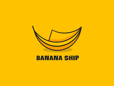 Banana Ship banana best logo designer brand identity branding business logo concept logo logo design mascot ship logo shop logo vector