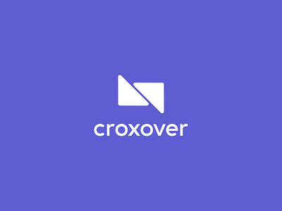 CroxOver best logo designer brand identity branding concept cross logo design icon logo logo design minimal minimalist symbol vector