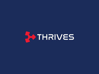 THRIVES - Consultation & Recruiting Agency Logo agency agency logo arif mahabub best logo designer brand identity branding consultation hire hiring logo hr hr logo logo logo design logotype recruiting recuriting agency