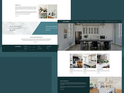 Kitchen Homepage Design