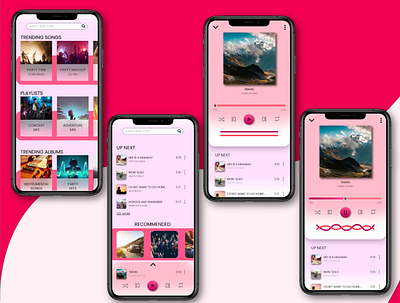 Music App | Ui_UX adobexd app appdesign ui uidesign ux xd