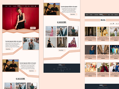 Fashion Brand UI Design