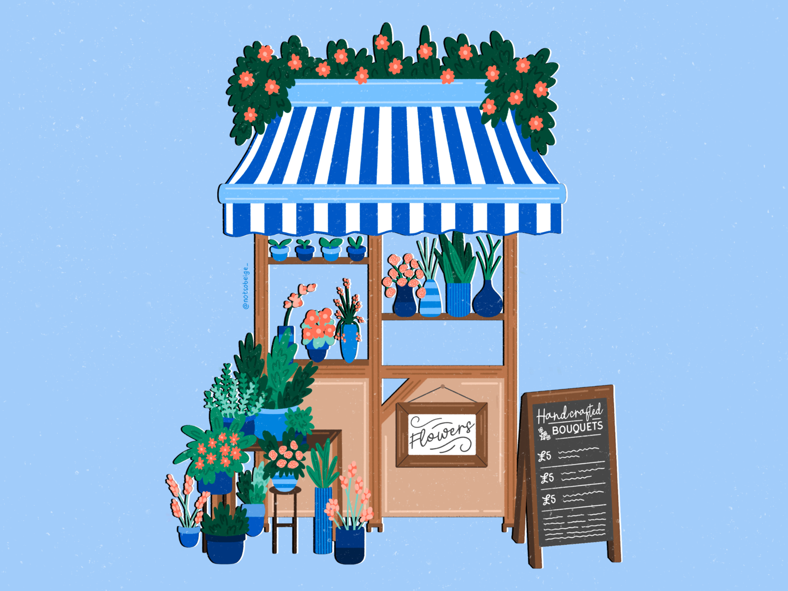 Flower Stall by Abigail Moss on Dribbble