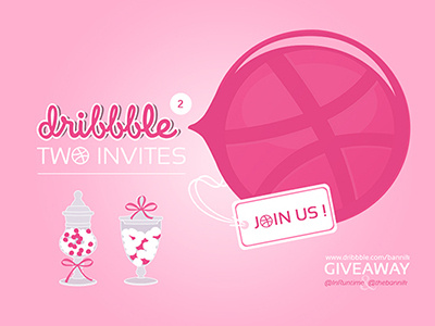 Dribbble Invite Giveaway : I won ! candy dribbble giveaway