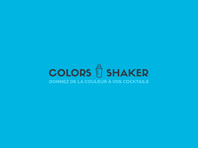 Colors Shaker cocktails logo shaker