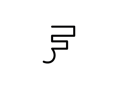 F Logotype f identity letter lines logo logotype personal symbol type typography word