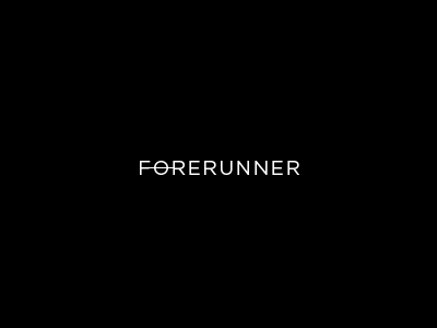 Forerunner Logo design fi logo sc simple