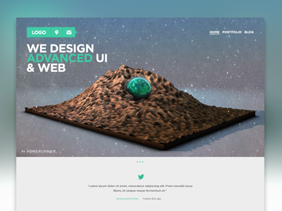 Mulatu Theme design ui web design wordpress