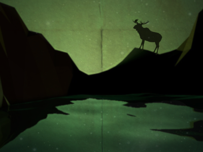 Low Poly Canada 3d c4d canada cinema illustration lights low moose mountains poly water