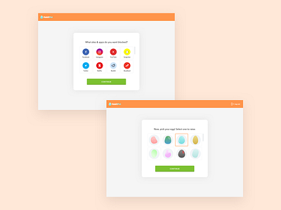 HabitPet Onboarding habit app onboarding onboarding screen onboarding ui pet app pet ui ux ui design web app web ui