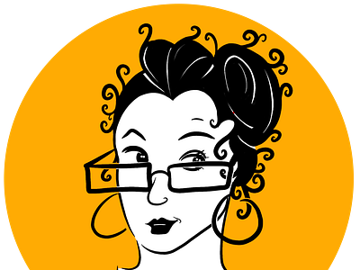 Portrait of A Substack Writer drawing illustration portrait profile picture