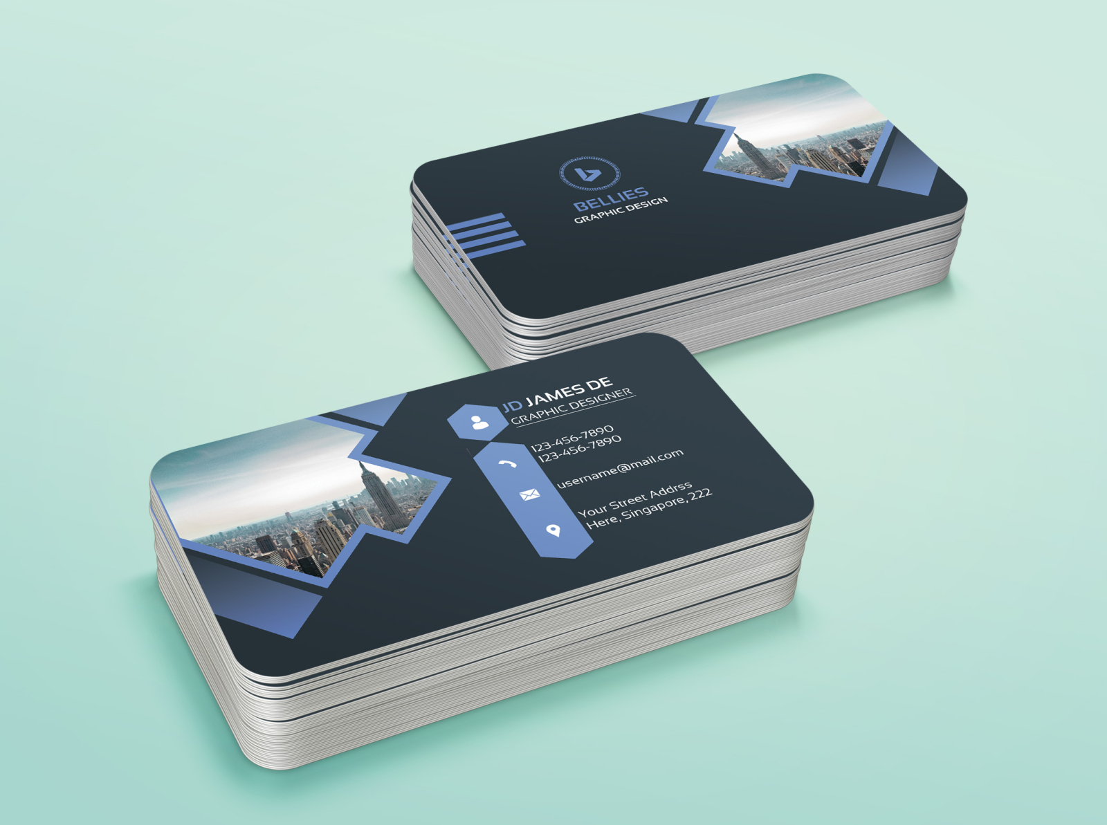 Unique Corporate Card by Md. Fahad Amin on Dribbble