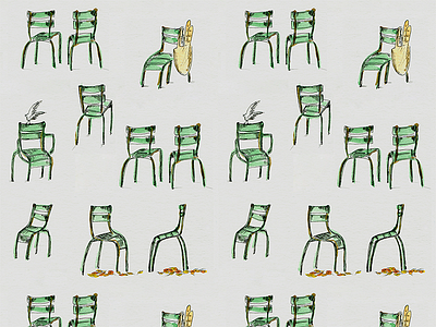 My Paris chair design france garden paris pattern