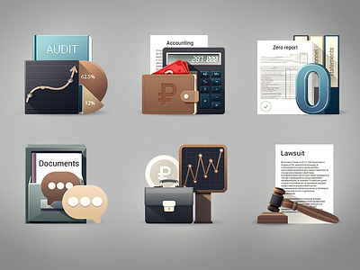 Icons for consulting company finance icon iconset illustration jurisprudence justice law web
