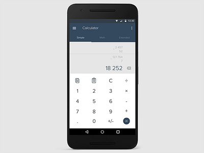 Day 4 - Calculator android calculator challenge daily flat ui