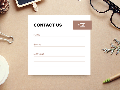 Day 28 - Contact Us contact dailyui email form mail minimal send simply ui ux