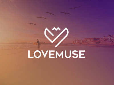 Minimalist Logo Design for LoveMuse branding design logo logo design minimal minimal logo minimal logo design minimalist minimalist logo minimalist logo design