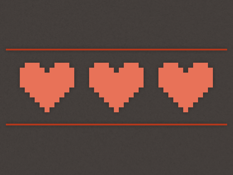 Hearted animated gaming gif hearts pixel