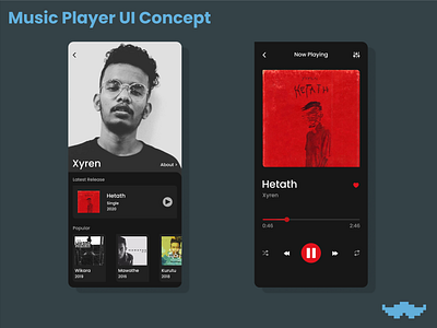Music Player UI Concept