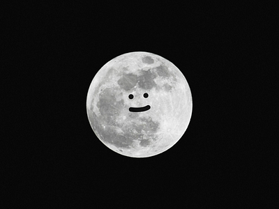 Moon - Ignorant Doodle art artist black black and white cute design digital doodles full moon funny ignorant illustration minimal moon nice night photo photography sky smile