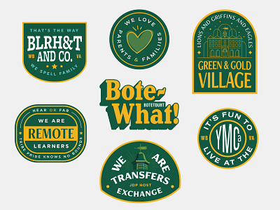 William & Mary Orientation Area Stickers