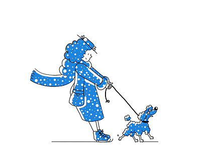 NYC Skaters branding cartoon design dog drawing editorial illustration spotillustration